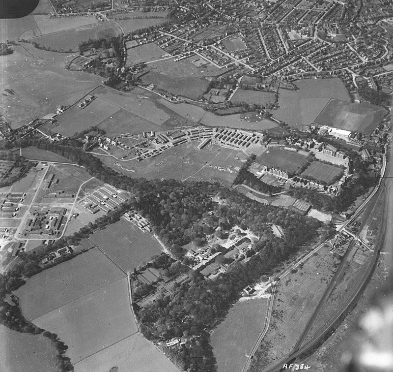 Arial picture of Raigmore in the 40s to 60s